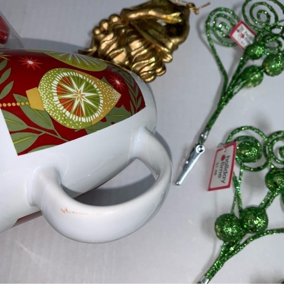 Lot of 16 Christmas Holiday Decorations Mug Ornaments Santa Bells - Picture 11 of 11